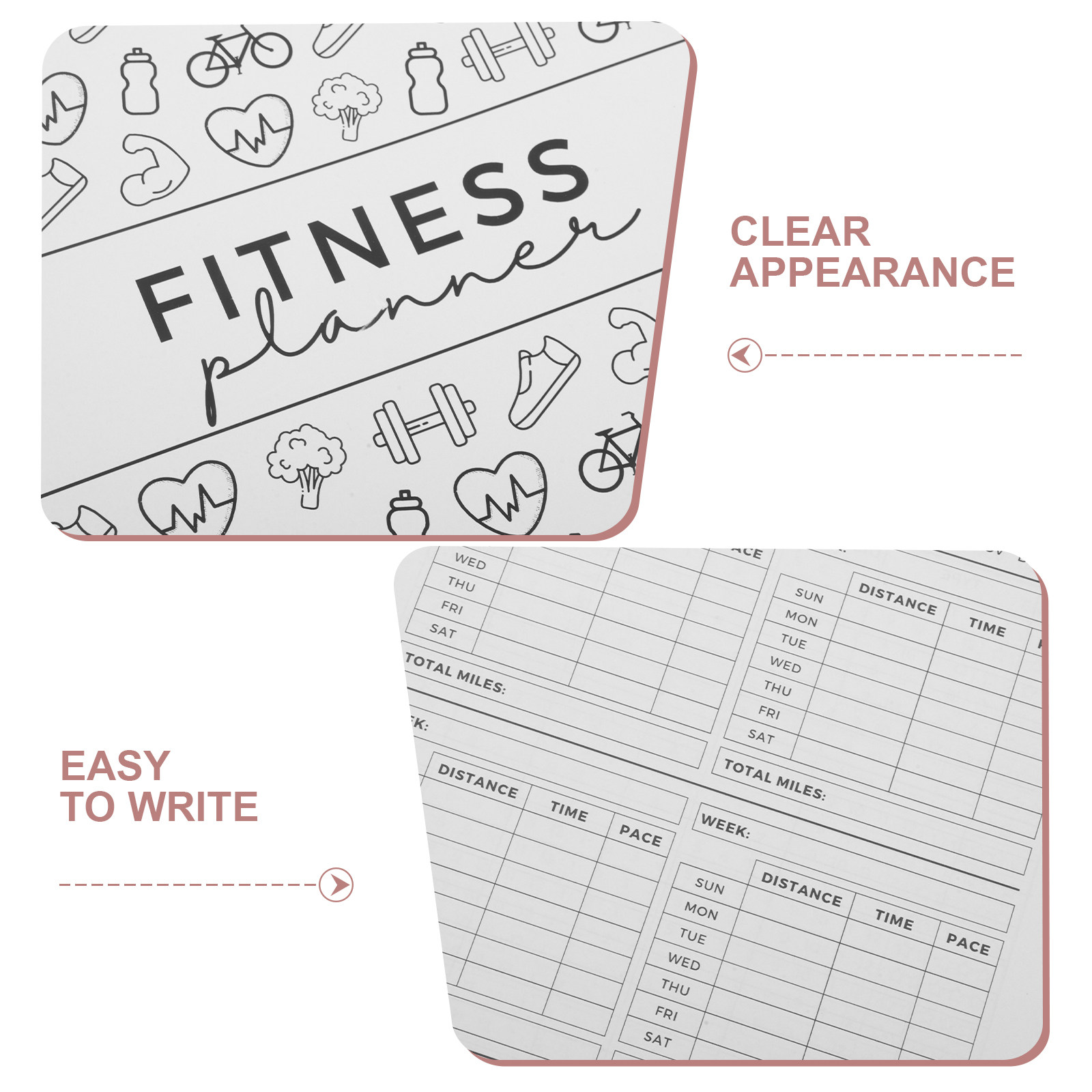 Fitness Planner Journal 11.7x8 - Nutrition Of Fitness 评论和价格