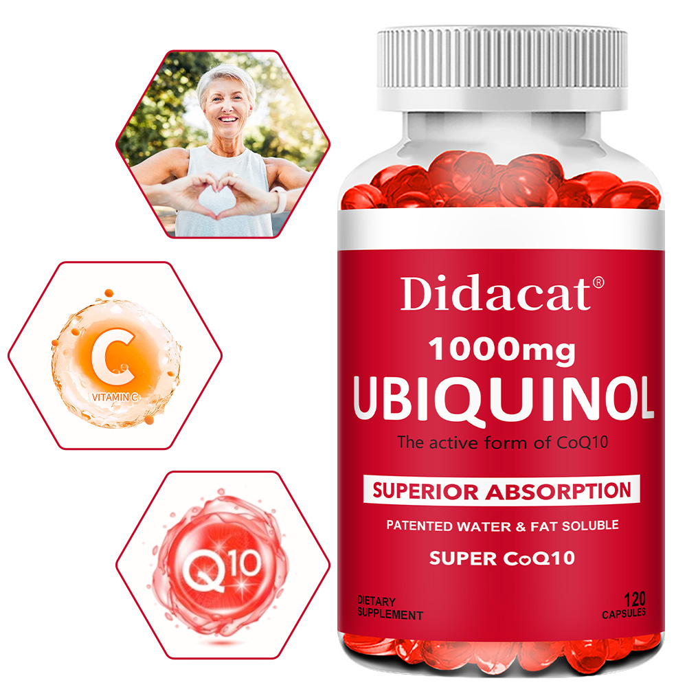 Ubiquinol CoQ10 1000mg Softgel - Coq10 Ubiquinol Softgel 评论和价格